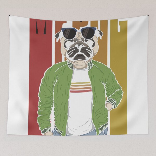 Item preview, Pug Dog Funny Design Novelty Graphic 2 Graphic Very Funny Cool Novelty Design designed and sold by popotamfriends.