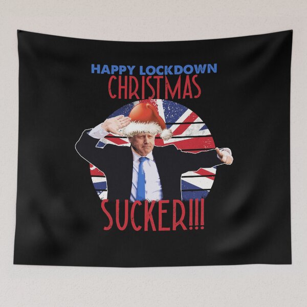 Item preview, happy lockdown christmas sucker boris johnson designed and sold by KerryABC.