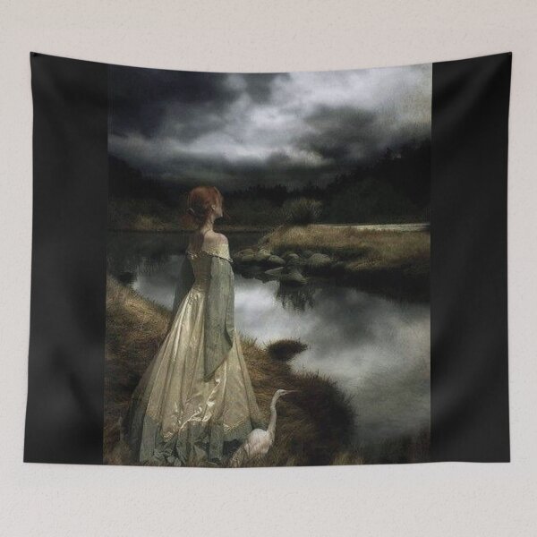 Item preview, Whispers on the Wind by Edward Robert Hughs designed and sold by The Mysterious Domain Alyne Whiteswan Fine Art Prints and Merch.