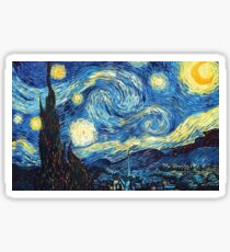 The Starry Night Sticker