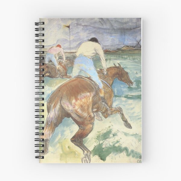 Item preview, The jockey in his natural environment by Henri de Toulouse-Lautrec designed and sold by alalaura.