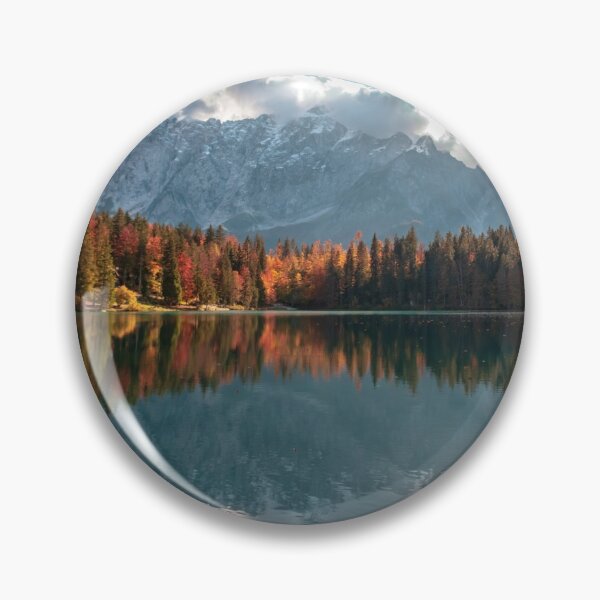 Item preview, Colorful autumn foliage at the alpine lake designed and sold by zakaz86.