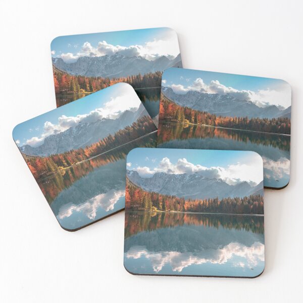 Item preview, Colorful autumn foliage at the alpine lake designed and sold by zakaz86.