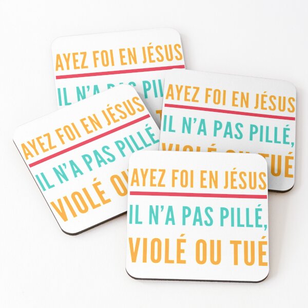 Item preview, Ayez foi en Jésus Il n’a pas pillé, violé ou tué !  designed and sold by JeanJohnJohn.