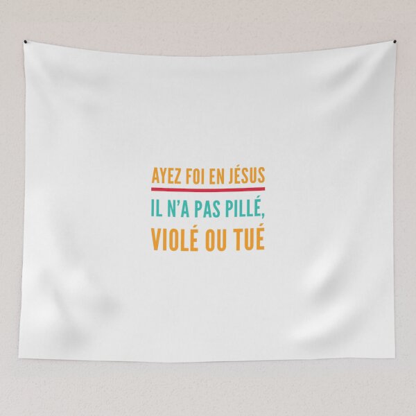 Item preview, Ayez foi en Jésus Il n’a pas pillé, violé ou tué !  designed and sold by JeanJohnJohn.