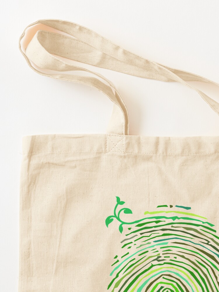 Thumbnail 3 of 5, Tote Bag, green thumb designed and sold by gtee.