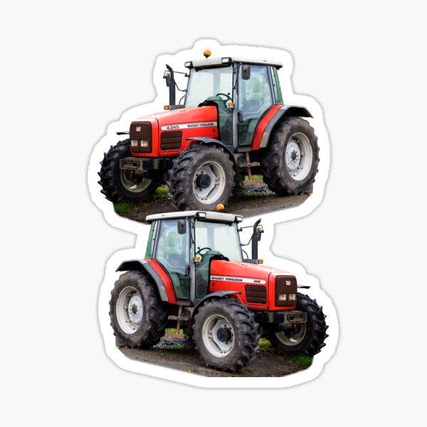 Red tractor Fergus 4345 Sticker