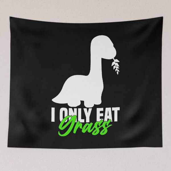 Item preview, Vegan dinosaur only eats grass plantbased designed and sold by Nessshirts.