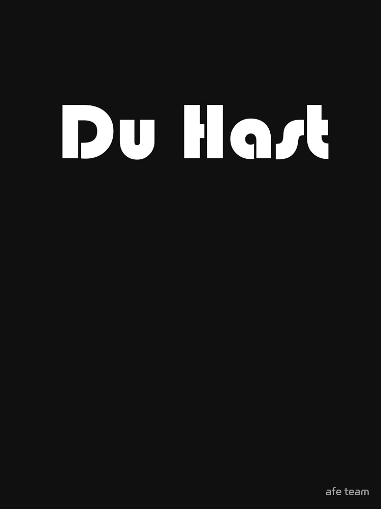 "Du Hast Mask" Pullover Hoodie for Sale by aferni | Redbubble