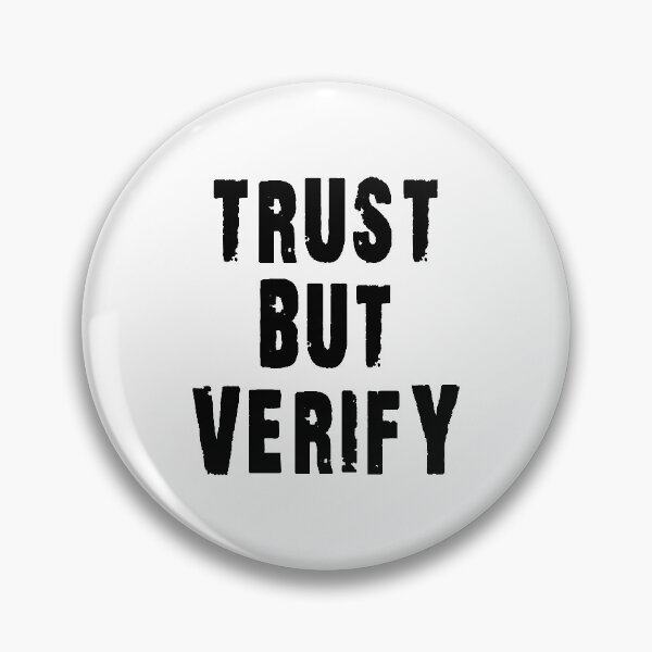Item preview, TRUST BUT VERIFY  designed and sold by BestTshirtArt.