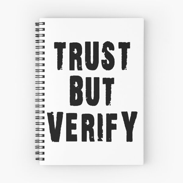 Item preview, TRUST BUT VERIFY  designed and sold by BestTshirtArt.