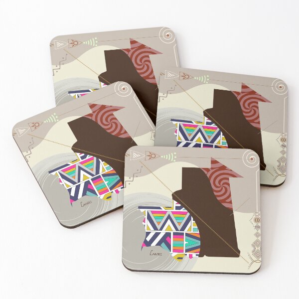 Item preview, Mauritania Stylized designed and sold by lanrestudio.