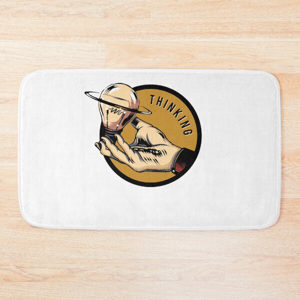Item preview, thinking logo Graphic Very Funny Cool Novelty Design designed and sold by popotamfriends.
