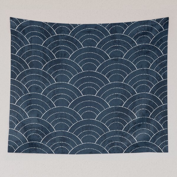 Item preview, Blue sashiko designed and sold by AlexGolyakov.