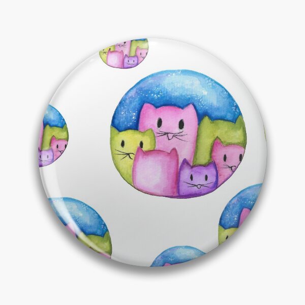 Item preview, Very colorful kitten print designed and sold by danibarbieri.