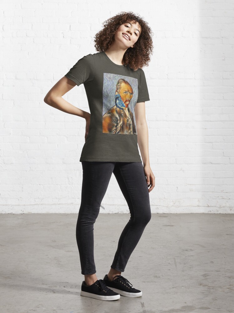 Alternate view of Van Gogh Unmasked Essential T-Shirt