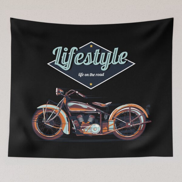 Item preview, Vintage Motorcycle Bike Sketch, Custom Motorcycle Gifts, Personalized Biker Clothing designed and sold by minstore.