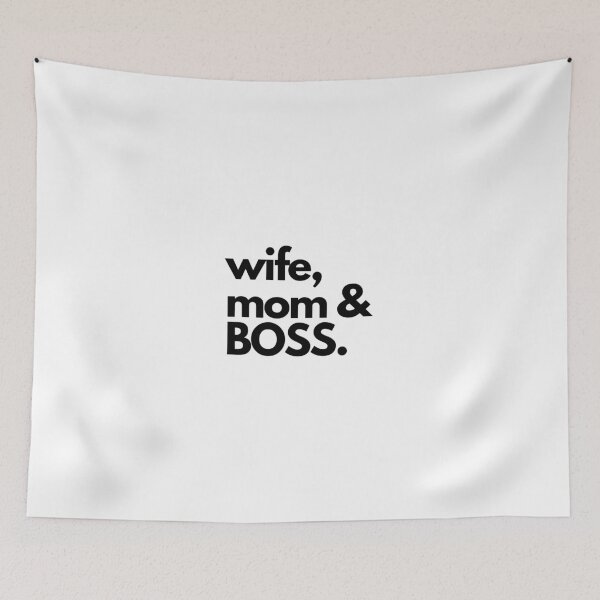 Item preview, wife mom boss Graphic Very Funny Cool Novelty Design designed and sold by popotamfriends.