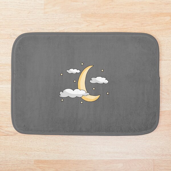 Aperçu de l'œuvre Lune, nuages et soleil (gris) créée et vendue par MintyMakes.