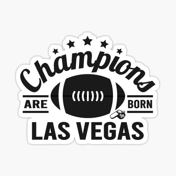 Item preview, Champions Are Born In Las Vegas , Football fans vintage gift designed and sold by lamjar-art.