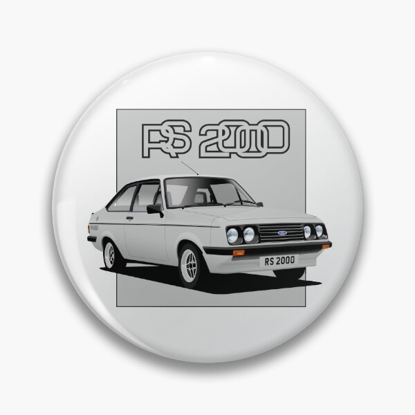 Item preview, Ford Escort Mk2 RS2000 Diamond White designed and sold by Hamilton illustrations.
