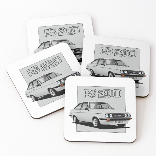 Item preview, Ford Escort Mk2 RS2000 Diamond White designed and sold by Hamilton illustrations.