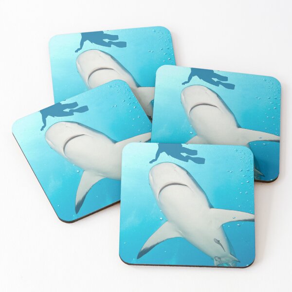 Item preview, Underwater Ocean Shark Scuba Diver designed and sold by Beluved.