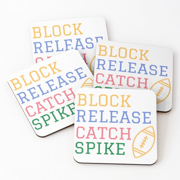 Item preview, block release catch spike football lover designed and sold by GoodyLeo.