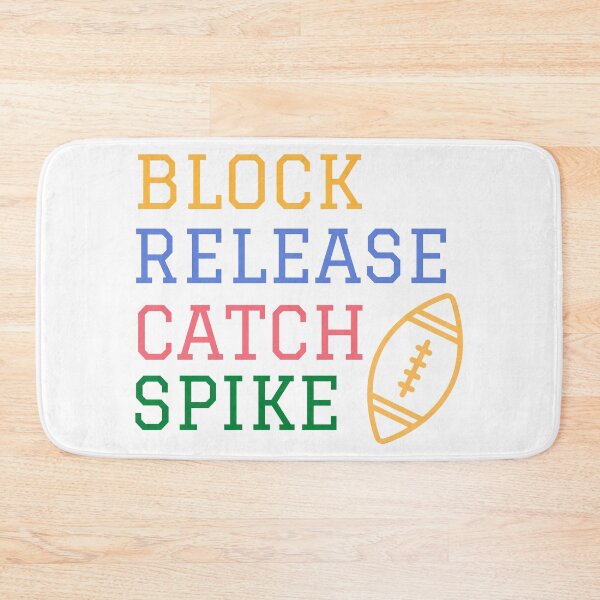 Item preview, block release catch spike football lover designed and sold by GoodyLeo.