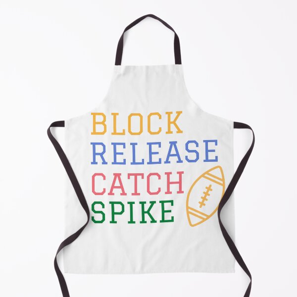 Item preview, block release catch spike football lover designed and sold by GoodyLeo.
