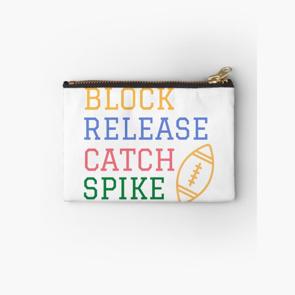 Item preview, block release catch spike football lover designed and sold by GoodyLeo.