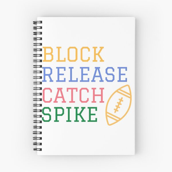 Item preview, block release catch spike football lover designed and sold by GoodyLeo.
