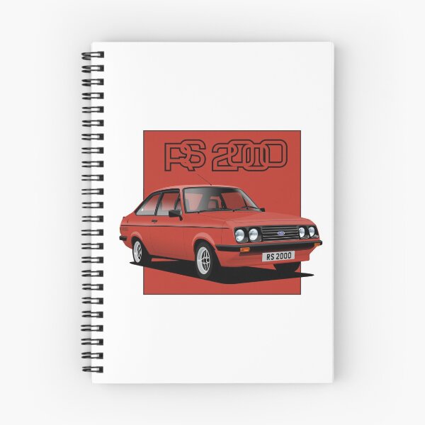 Item preview, Ford Escort Mk2 RS2000 Signal Red designed and sold by Hamilton illustrations.
