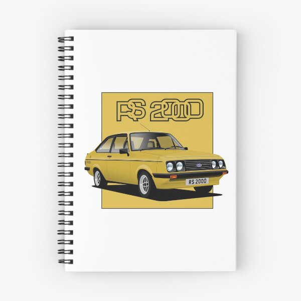 Item preview, Ford Escort Mk2 RS2000 Signal Yellow designed and sold by Hamilton illustrations.