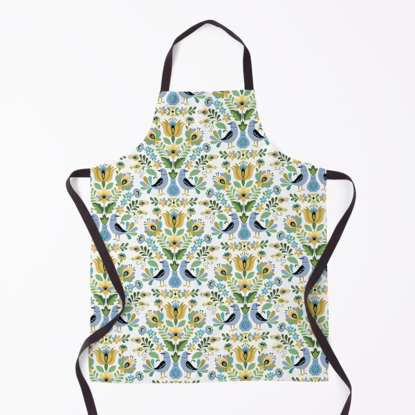 Item preview, Hungarian Folk Art Birds in Blue and Gold designed and sold by Barbara Pixton.