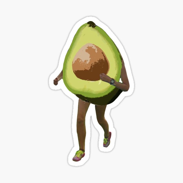 fat runner Sticker