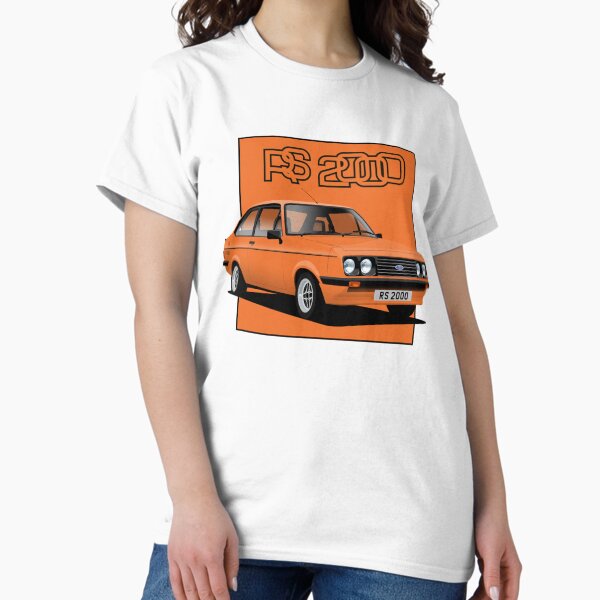 Item preview, Ford Escort Mk2 RS2000 Signal Orange designed and sold by Hamilton illustrations.