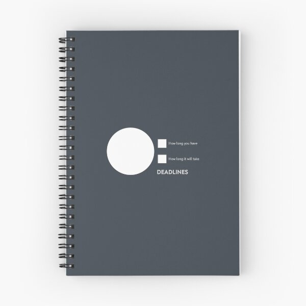 Item preview, deadlines chart designed and sold by FunnyGrief.