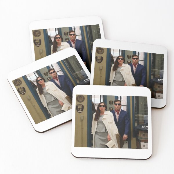 Item preview, Gina Linetti and Jake Peralta designed and sold by Brooklyn-99shop.