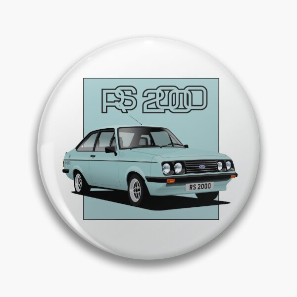 Item preview, Ford Escort Mk2 RS2000 Nordic Blue designed and sold by Hamilton illustrations.