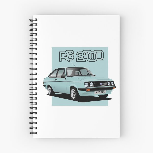 Item preview, Ford Escort Mk2 RS2000 Nordic Blue designed and sold by Hamilton illustrations.