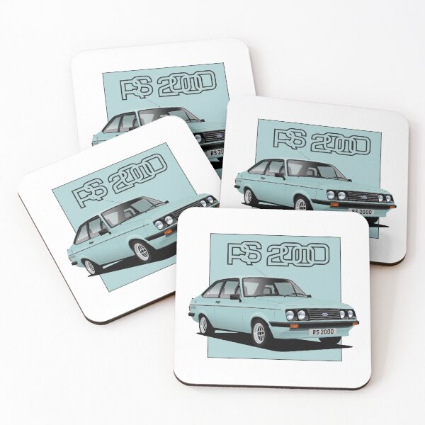 Item preview, Ford Escort Mk2 RS2000 Nordic Blue designed and sold by Hamilton illustrations.