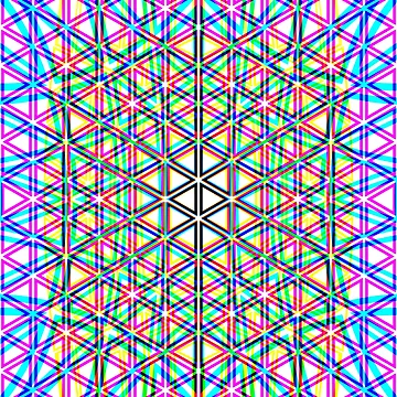 Artwork thumbnail, Geometric (RGB) pattern by newtree