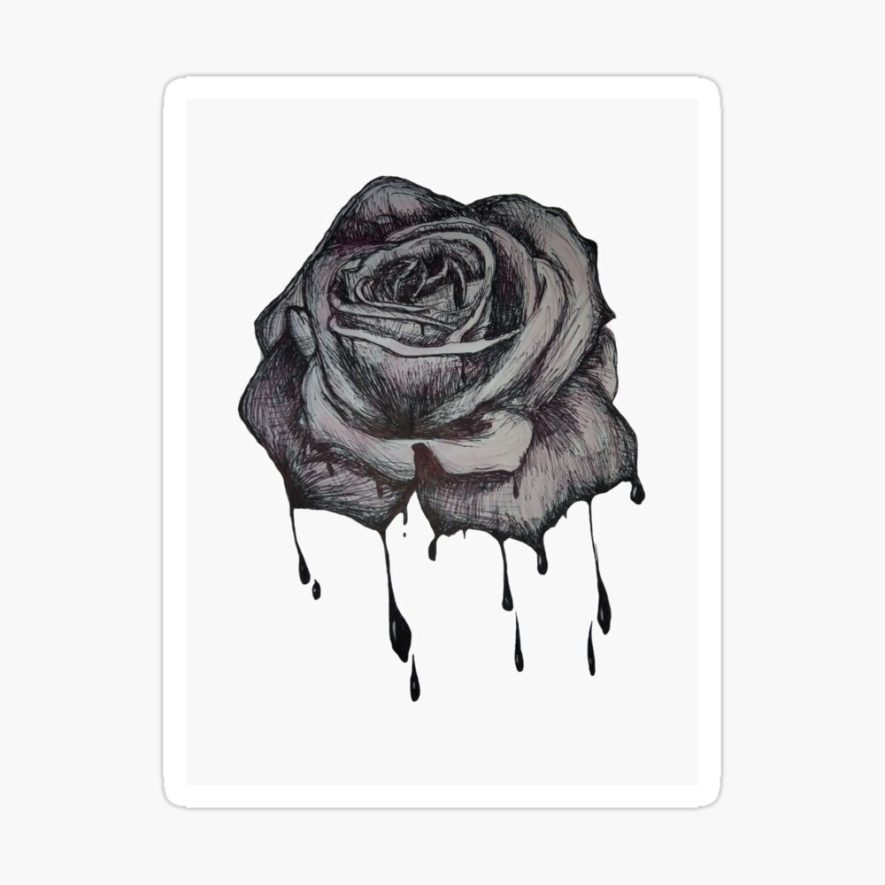 Orange Rose Gorgeous Flower Motif Fun Home Decor Light Switch Sticker Cover