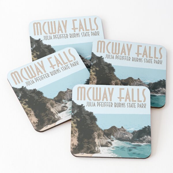 Item preview, McWay Falls USA Vintage Travel designed and sold by MadeByEmilyLam.