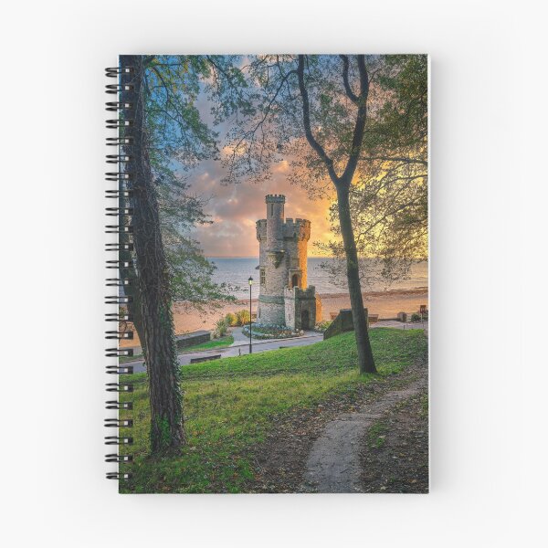 Item preview, Dawn Sunrise At Appley Tower designed and sold by manateevoyager.