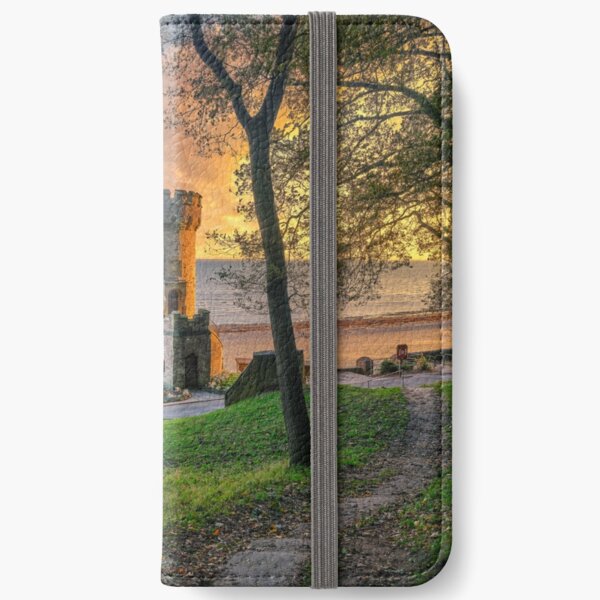 Dawn Sunrise At Appley Tower iPhone Wallet