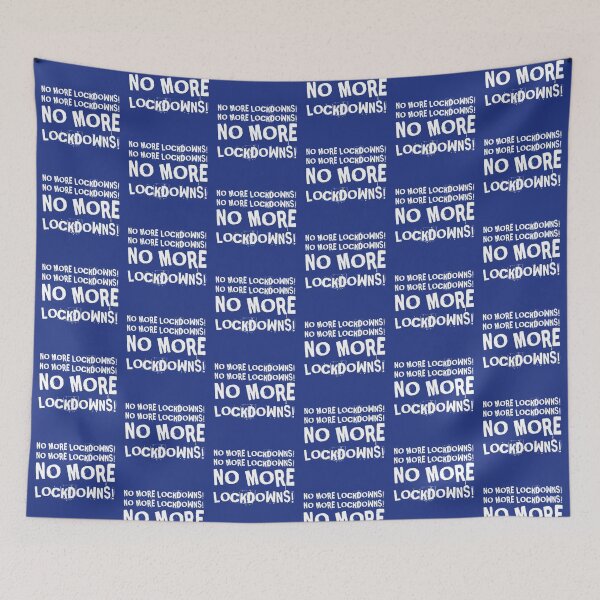 Item preview, No More Lockdowns! (White letters) designed and sold by Twittlefish.