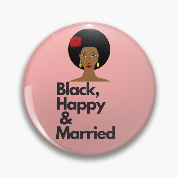 Item preview, Black Happy & Married designed and sold by Marvelpic.