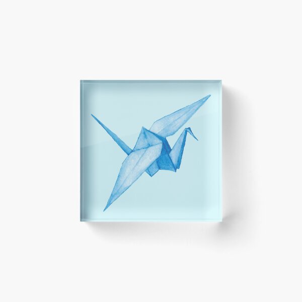 Item preview, Watercolor Origami Crane designed and sold by ArtsyPanda4.